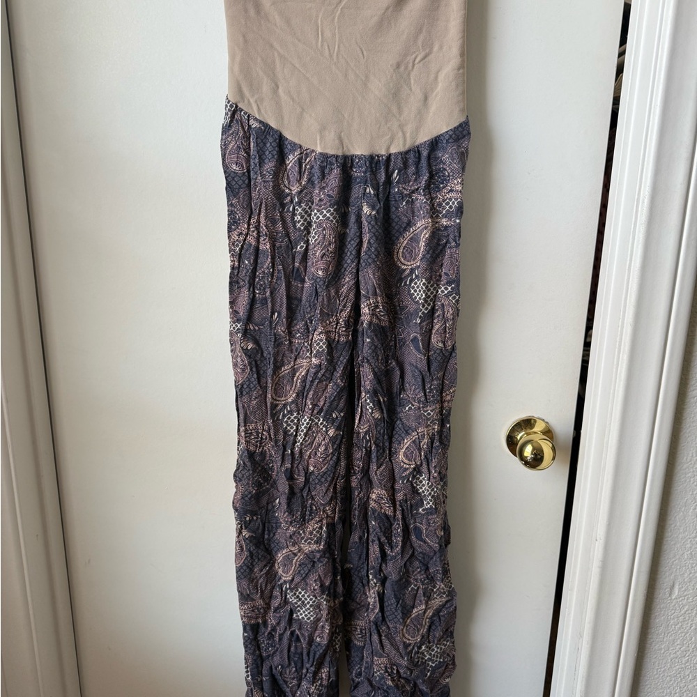 Motherhood Paisley Relaxed Fit Pants